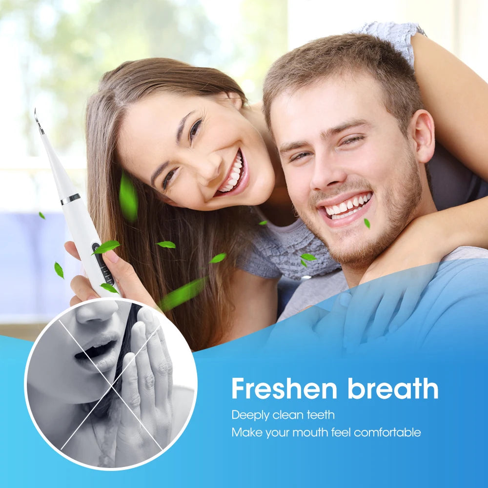 High-Frequency Sonic Electric Teeth Cleaner – Whitening, Plaque & Tartar Removal for a Brighter, Healthier Smile