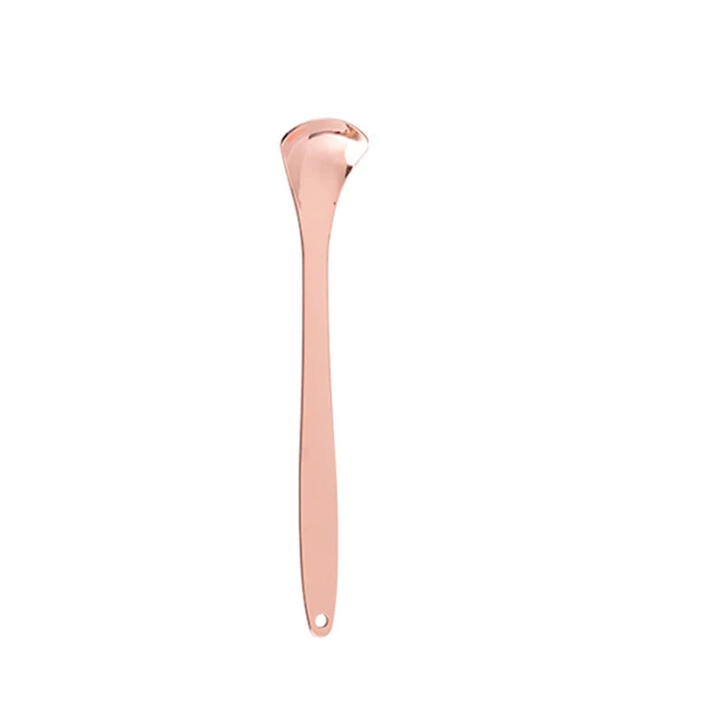 Stainless Steel Tongue Scraper in rose gold