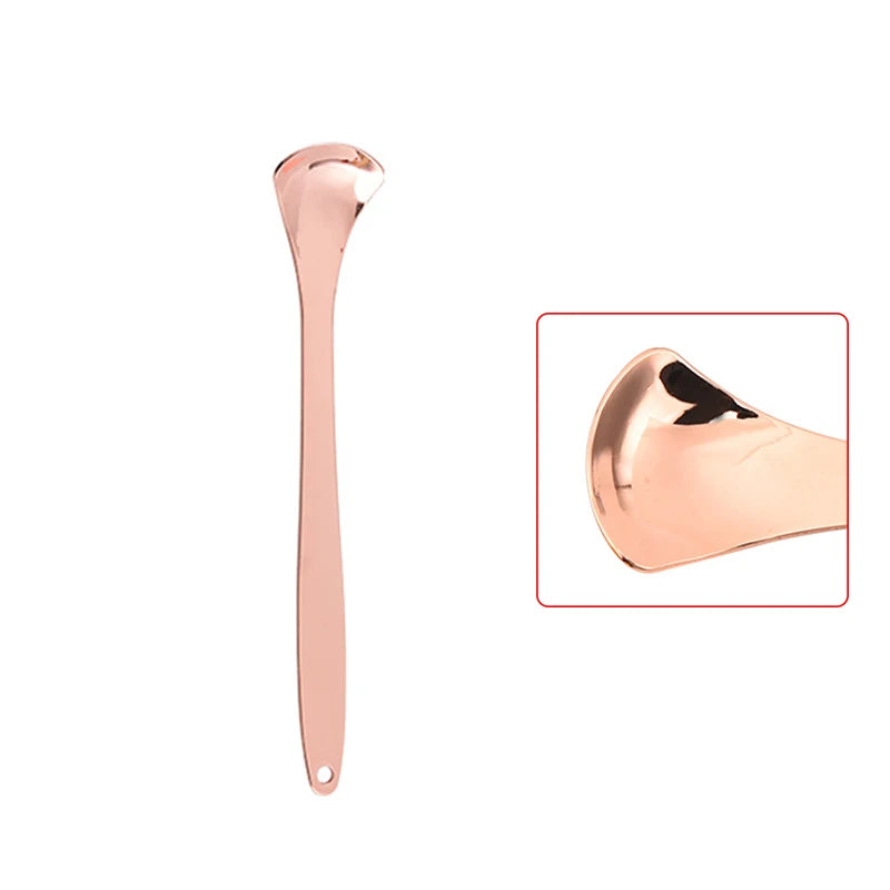 Stainless Steel Tongue Scraper in rose gold